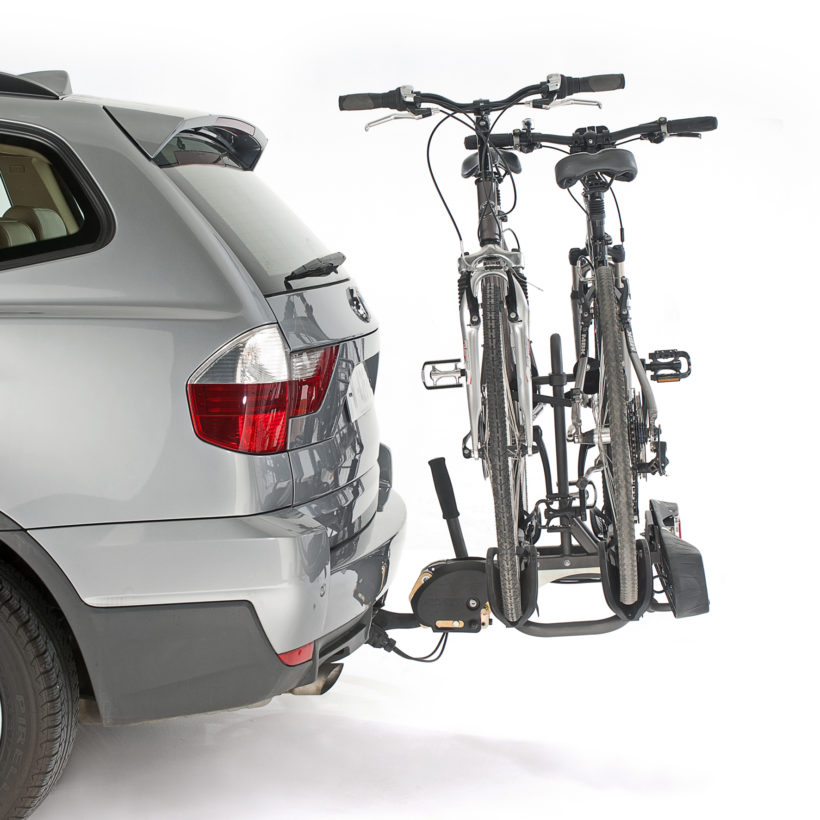 2 Biciclette Piattaforma portabicicletta per 2 Bici Porte vélos Plateforme Premium Norme française & européenne Mottez Gris Grigio