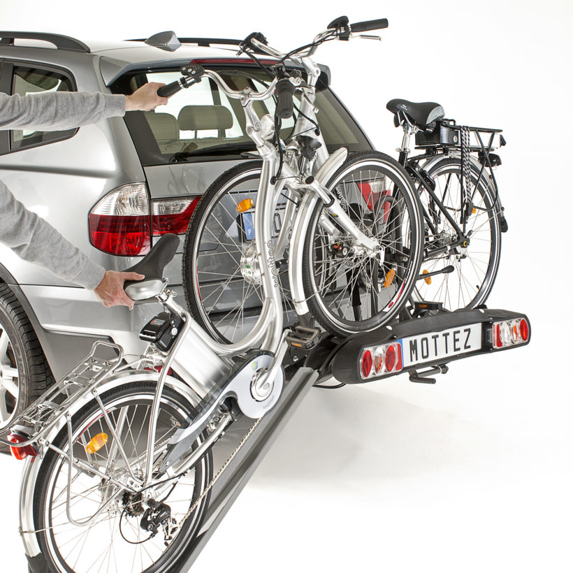 Porte-Vélos Rabattable Pour Attelage 2 Vélos - Antivol Intégré, Neuf