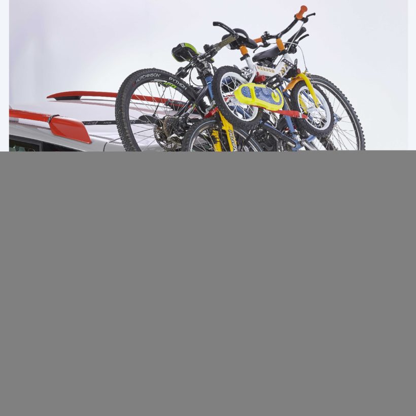 Porte-vélo Mottez 3 vélos à fixation sur coffre, barres de toit ou