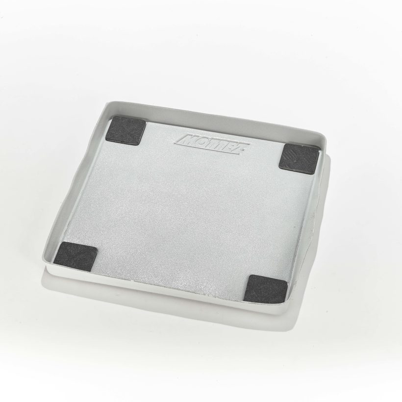 Tapis De Rétention Mottez Pour Machine à Laver Frontal - 620x620x50 Mm, Avec 4 Patins Anti-vibration
