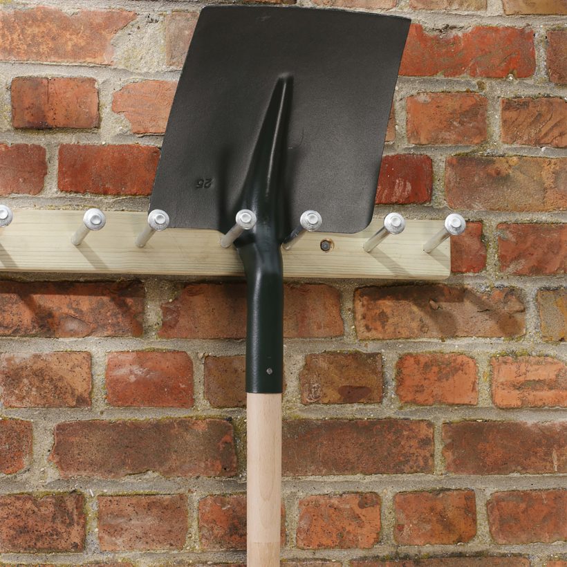 Porte-outils de jardin Tradition - L.78 x l.12,9 x H.10 cm