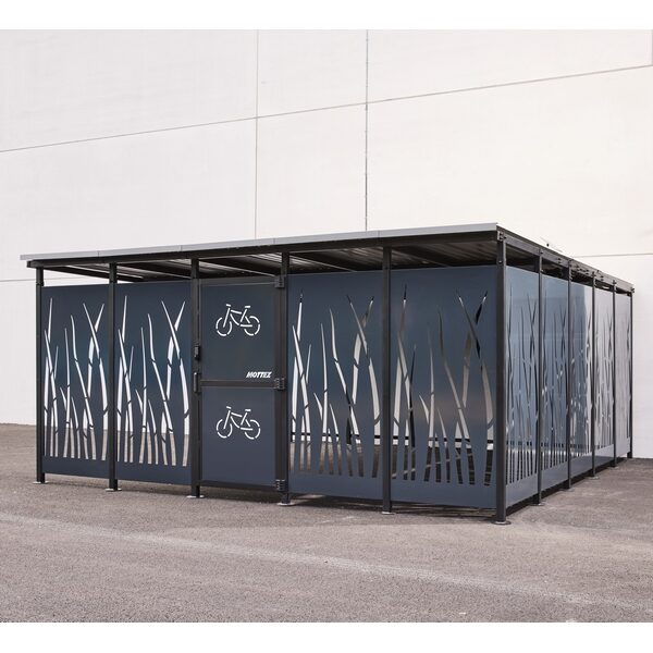 Abri sécurisé 5x5m – Modèle roseau