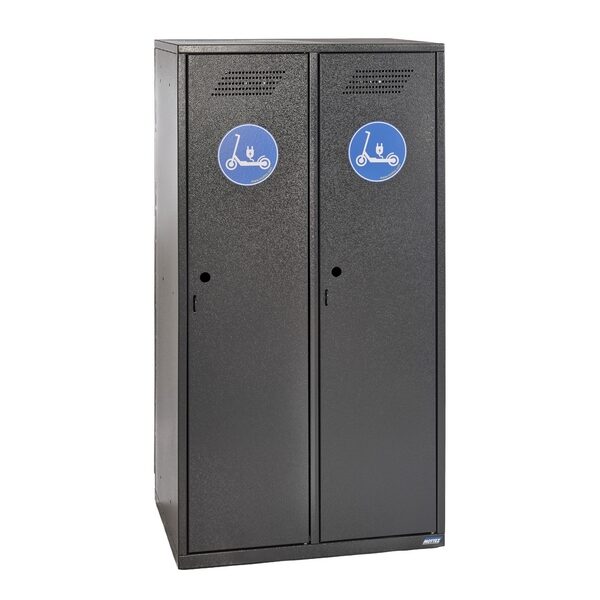 Secure Charging Locker for 2 E-Scooters