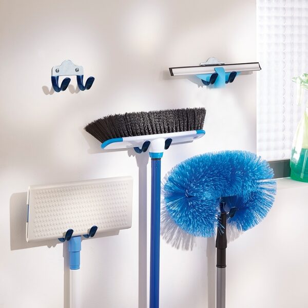 Lot de 5 crochets doubles gainés multi-usages