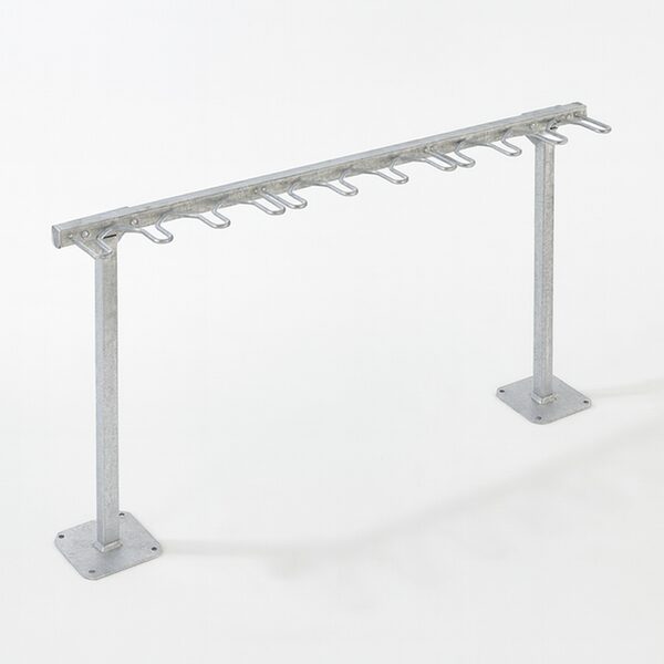 Scooter Rack for 9 Scooters – Galvanized model