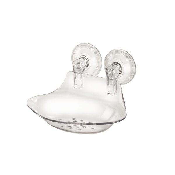 Porte savon plexi à ventouse